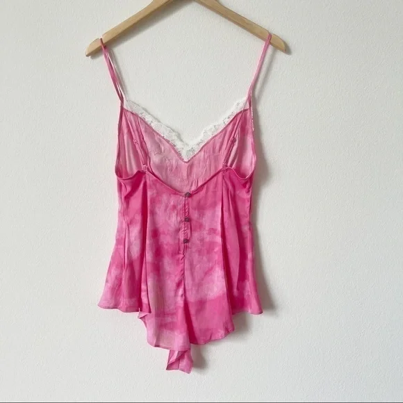 Free People Intimately Pink Luella Tie Dye Lace Bodysuit XS - Picture 6 of 15